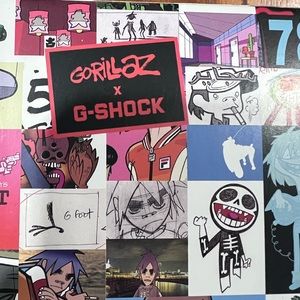 Limited edition Gorillaz G-Shock watch, brand new
